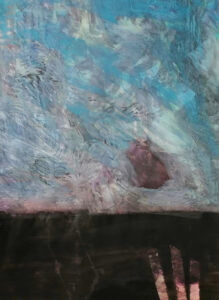 Die Welt Ist Nicht Nett Mischtechnik auf Bütten 80 x 60 cm