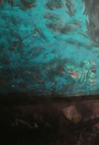 Die Welt Ist Nicht Nett Mischtechnik auf Bütten 80 x 60 cm