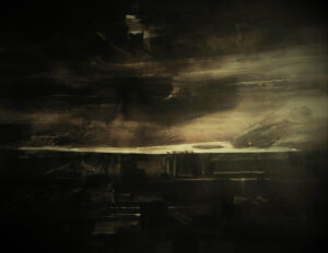 Mediterrane Küste Öl auf Leinwand 120 x 150 cm